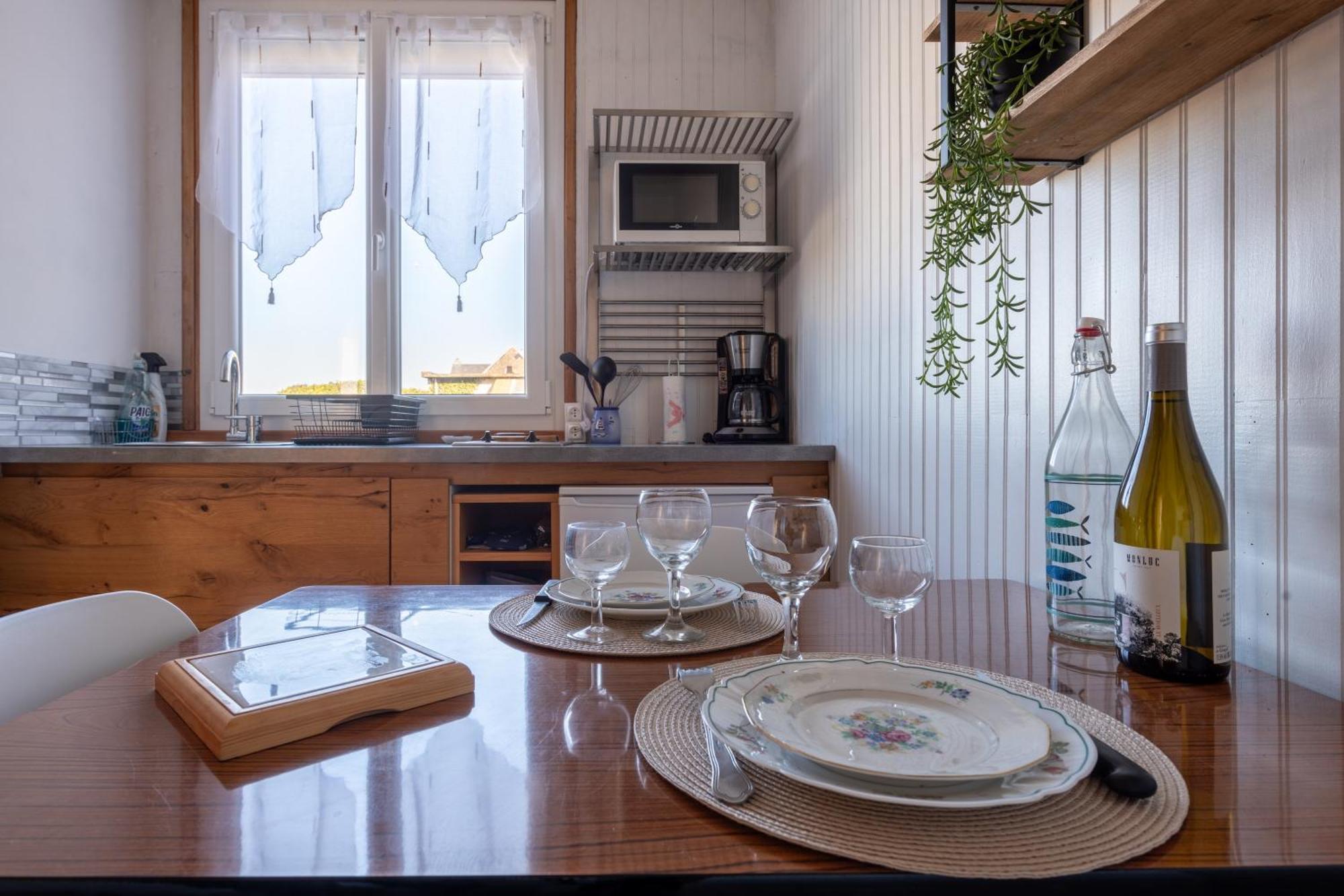 L'Echappee Bleue - Appt Pour 4 Vue Mer Ault Exteriör bild